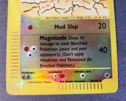 Dugtrio 10/165 Expedition Reverse Holo Vintage 2002 Pokemon Rare Card LP - Image 2