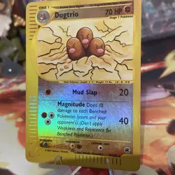 Dugtrio 10/165 Expedition Reverse Holo Vintage 2002 Pokemon Rare Card LP - Image 1