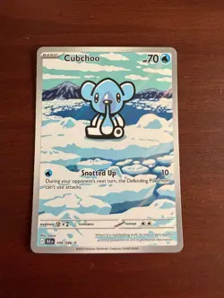 Cubchoo 109/086 - Black Bolt Illustration Rare Pokemon TCG - NM - Image 1