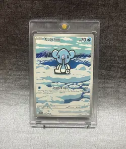 Pokemon TCG - Cubchoo - 109/086 - Illustration Rare - SV: Black Bolt Near Mint - Image 1
