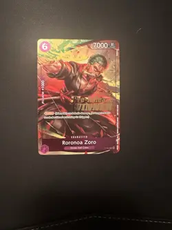 Roronoa Zoro (OP-06 Pre-Release Tournament) [Winner] P-045 One Piece card game - Image 1