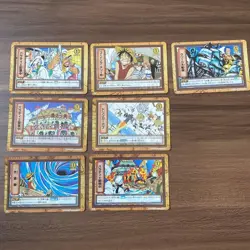 One Piece Carddass Hyper Battle 7-card set - Image 1