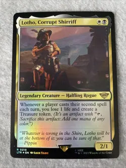 Lotho, Corrupt Shirriff -Foil MTG Promos: Prerelease Cards - Image 1