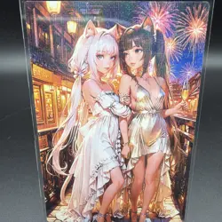 Chocola & Vanilla Anime Waifu Card Doujin ACG Goddess Holo - Image 1