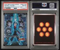 PSA 08 TRUNKS: FUTURE FB01-049 2025 DBS CARD GAME FWNA| FB01 DRAGON BALL Z - Image 3