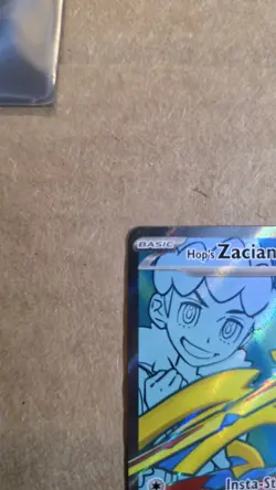 Pokemon TCG Holo Lot N's Zorua, Hop's Zacian ex Basic Card English - Image 4