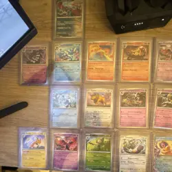 Pokemon TCG Vaporeon, Molres, Emboar, Tauros, Cofagrigus Lot of 32 Cards - Image 2