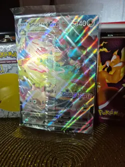 Snorlax VMAX Jumbo Card Promo Holo 142/202 Sealed - Image 1