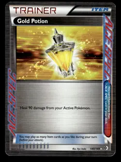 Gold Potion 140/149 Ace Spec Boundaries Crossed Pokemon Card - Image 1
