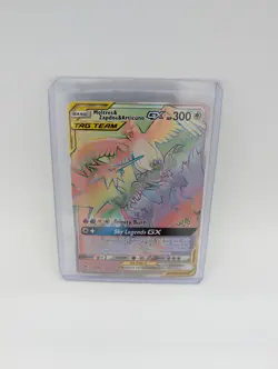 Pokemon TCG Moltres Zapdos Articuno GX Secret Rare Card 69/68 Hidden Fates - Image 1