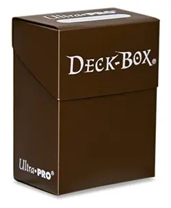 Ultra Pro 80 Card Deck Box - Brown - Image 1