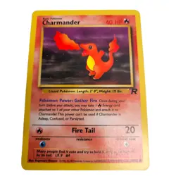 Charmander Team Rocket Set 50/82 Pokemon Card Fire Shadow NM - Image 1