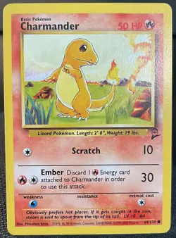 Charmander 69/130 - Base Set 2 - Pokemon Card (Near Mint) - Image 1
