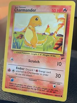 Charmander 69/130 - Base Set 2 - Pokemon Card (Near Mint) - Image 3