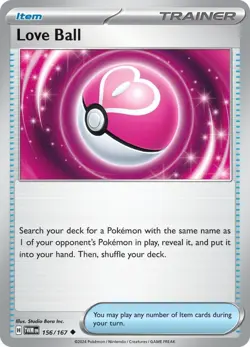 Love Ball SV06: Twilight Masquerade 156/167 NM English Pokemon Card - Image 1