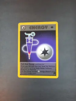 Pokemon Card Team Rocket 1st Edition Uncommon: Full Heal Energy 81/82 - Image 3