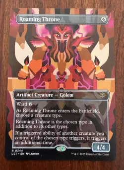 Roaming Throne (Borderless) The Lost Caverns of Ixalan Regular #344 MTG - Image 1