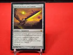 Sword of Feast and Famine Mirrodin Besieged Regular LP + / NM - - Image 1