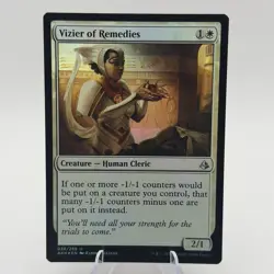 Magic MTG: Vizier of Remedies- Amonkhet (AKH) #38 (Near Mint) *FOIL* - Image 1