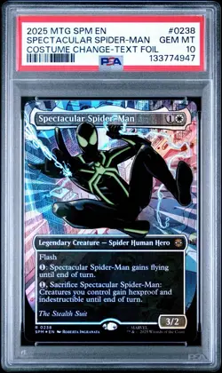 PSA 10 GM Magic the Gathering Spectacular Spider-Man Textured Foil 0238 Marvel - Image 1