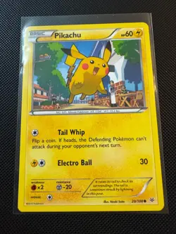 Pokemon TCG Pokemon Pikachu Pikachu Common Regular 20/108 - Image 1