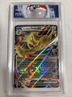 2025 Pokemon Team Rocket’s Persian Ex #150 HGC 10 (sb1) - Image 1