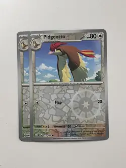 Pokemon TCG x2 Pidgeotto 017/165 - Scarlet & Violet 151 - Reverse Holo - NM - Image 1