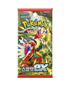 Korean Pokemon Scarlet ex - Lot of 3 Sealed Booster Packs (Auction #2) - Image 3
