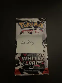 Very Heavy! 22.82g Pokemon TCG SV10.5 White Flare Booster Pack Sealed! - Image 3