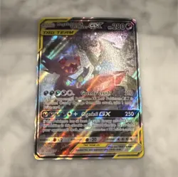 Pokemon Mega Sableye & Tyranitar GX TAG TEAM Ultra Rare Holo 226/236 TCG - Image 1