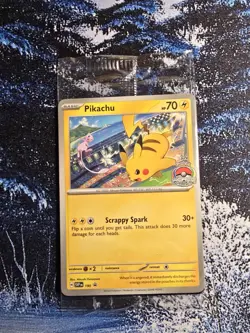 Pikachu SVP 190 World Championships 2024 Promo Pokemon SEALED - Image 1