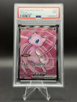 2023 Pokemon MEW EN Mew ex Ultra Rare 193 PSA 9 - Image 1