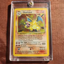 Pokemon TCG Base Set Charizard 4/102 Holo Rare very nice! Updated - Image 4
