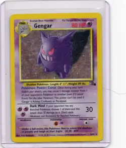 Gengar #5 5/62 1st Edition Holo Fossil Pokemon Rare 1999 - Image 1