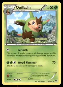Pokemon TCG Pokemon Quilladin Quilladin Uncommon Regular - Image 1