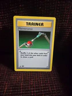 Pokemon Base Set 1st Edition Shadowless Maintenance - Image 1
