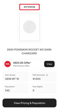 2000 POKEMON ROCKET #21 DARK CHARIZARD PSA 10. Low Pop 242. - Image 4