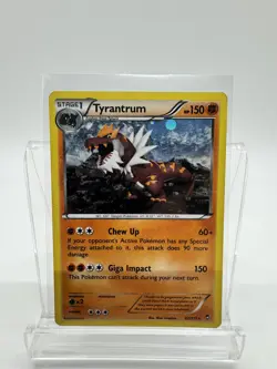 TCG Pokemon Tyrantrum 62/111 XY Furious Fists Cosmos Holo 2014: MP Ungraded - Image 1