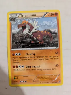 Pokemon TCG Tyrantrum 62/111 Regular Non Holo Rare XY Furious Fists NM - Image 1
