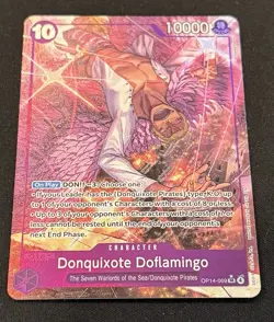 Donquixote Doflamingo (Alt Art) OP14-069 THE AZURE SEA'S SEVEN English NM - Image 2