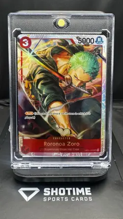 Roronoa Zoro OP01-025 - One Piece TCG - The Three Captains Foil NM Super Rare - Image 1