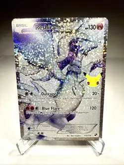 Pokemon Reshiram Card 113/114 Celebrations Classic Collection Near Mint - Image 1