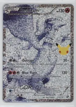 Reshiram (Black & White) Pokemon Celebrations Classic Collection #113/114 - Image 1