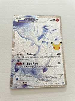 Reshiram 113/114 Celebrations: Classic Collection Holo Pokemon TCG Near Mint - Image 1