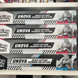 Pokemon TCG: 4 Costco Unova Heavy Hitters Premium Collection. 4 boxes - Image 1