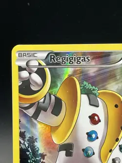 Pokemon TCG Regigigas XY82 Full Art Black Star Promo LP - Image 5