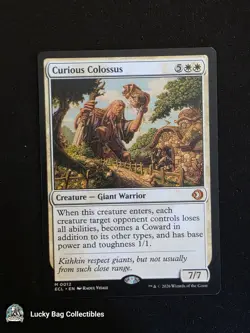 Curious Colossus Lorwyn Eclipsed MTG NM - Image 1