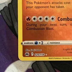 Pokemon Card Radiant Charizard 020/159 Crown Zenith Rare Reverse Holo Near Mint - Image 3