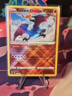 ✅ Pokemon Radiant Charizard 020/159 - Radiant Rare Crown Zenith ✅Near Mint✅RBAO✅ - Image 1