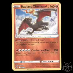 Radiant Charizard #020/159 Crown Zenith NM/Near Mint Pokemon 2023 - Image 1